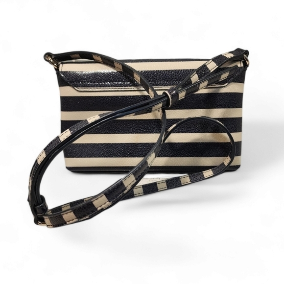 Nwt! Kate Spade Cedar Street Stripe Aster small crossbody shoulder bag - Picture 6 of 13